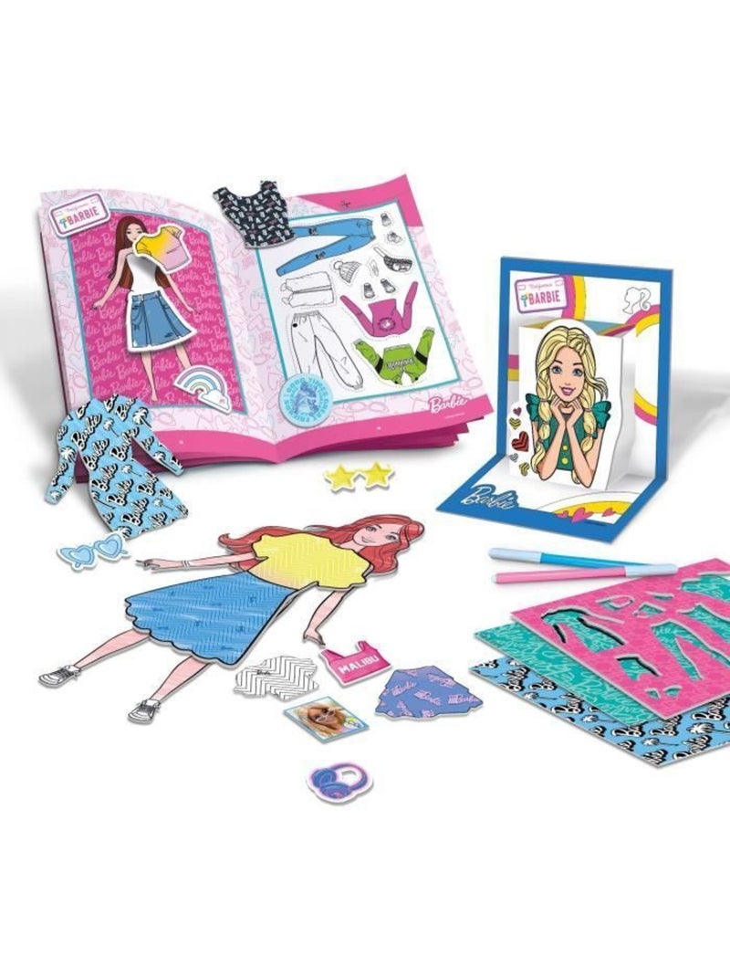 SAC A DOS ECOLE DE DESSINS  BARBIE FASHION N/A - Kiabi