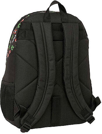 Sac à dos école Minecraft Creeper TNT 44 cm polyester 23 L SAFTA