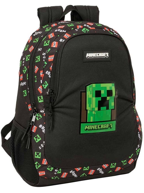 Sac à dos école Minecraft Creeper TNT 44 cm polyester 23 L SAFTA - Kiabi Sac à dos école Minecraft Creeper TNT 44 cm polyester 23 L SAFTA - Kiabi