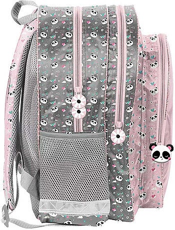 Sac à dos école panda Love 2 compartiments imperméable