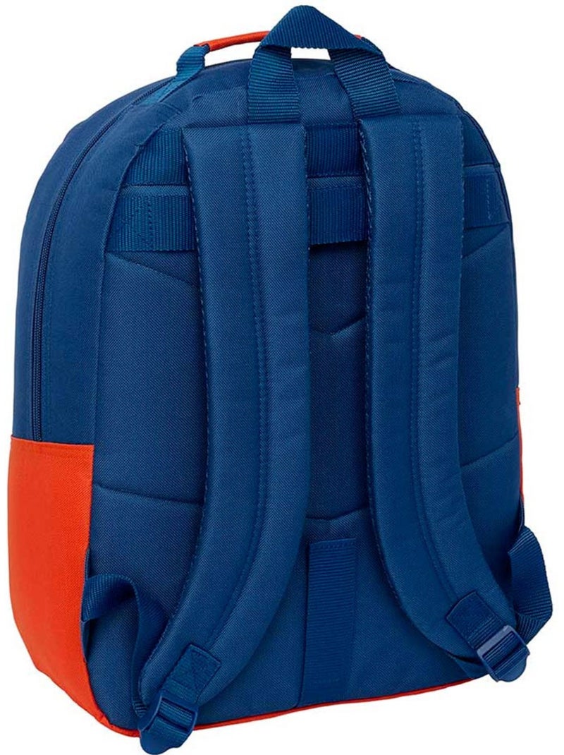Sac à dos école Super Mario 42 cm polyester 600D à fermeture zippée Bleu Orange clair Noir - Kiabi