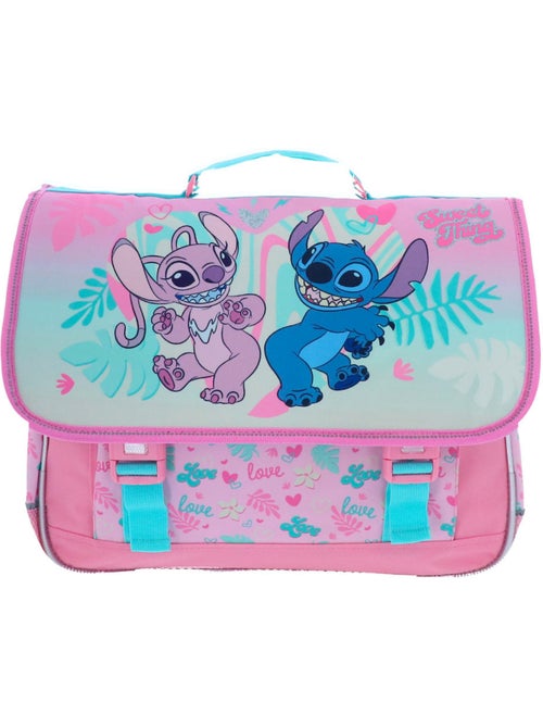 Sac à dos écolier à rabat Lilo & Stitch Angel 41 cm polyester - Kiabi Sac à dos écolier à rabat Lilo & Stitch Angel 41 cm polyester - Kiabi
