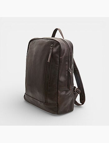 Sac à dos en cuir Bata