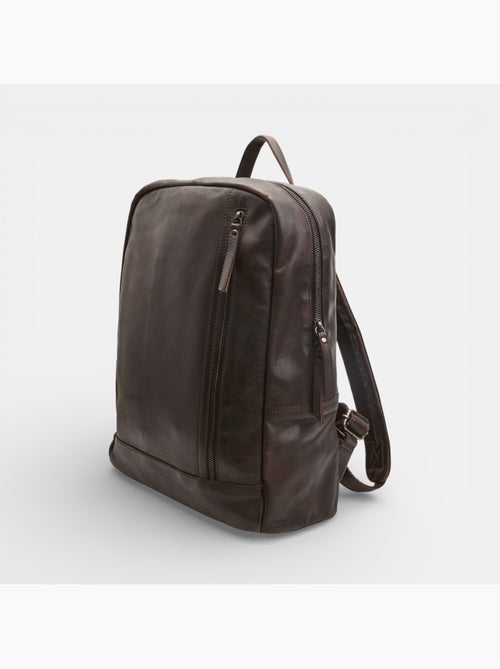 Sac à dos en cuir Bata - Kiabi