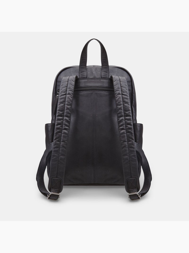 Sac à dos en cuir Bata Noir - Kiabi