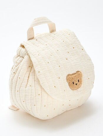 Sac à dos en gaze de coton imprimé