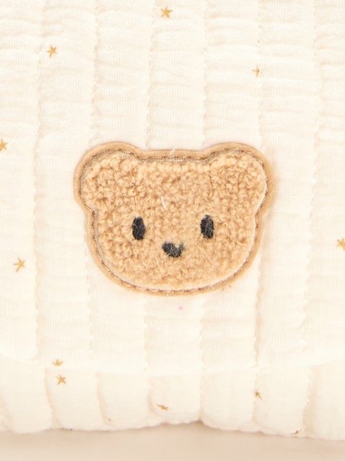 Sac à dos en gaze de coton imprimé - Kiabi