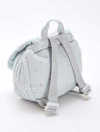 Sac à dos en gaze de coton imprimé