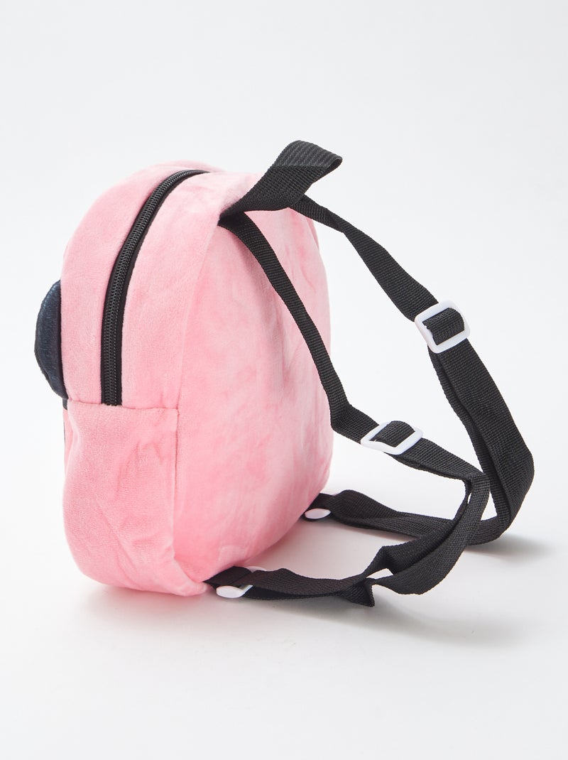 Sac à dos en matière peluche 'Minnie' 'Disney' Rose - Kiabi