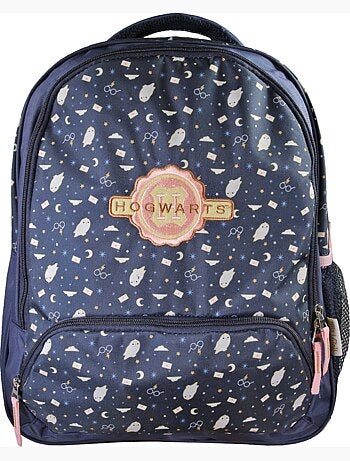 Sac à dos enfant 2 compartiments HARRY POTTER bleu nuit