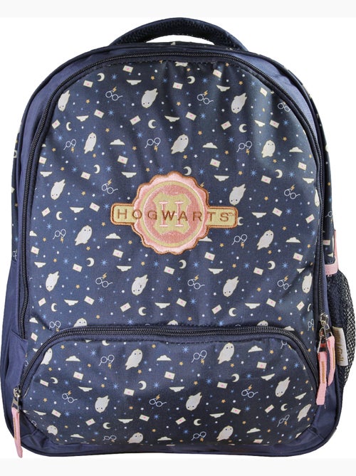 Sac à dos enfant 2 compartiments HARRY POTTER bleu nuit - Kiabi