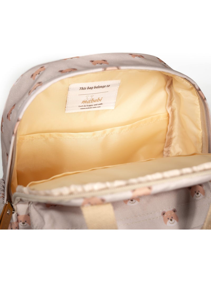 Sac à dos enfant 3-6 ans - idéal rentrée scolaire - ours Beige - Kiabi