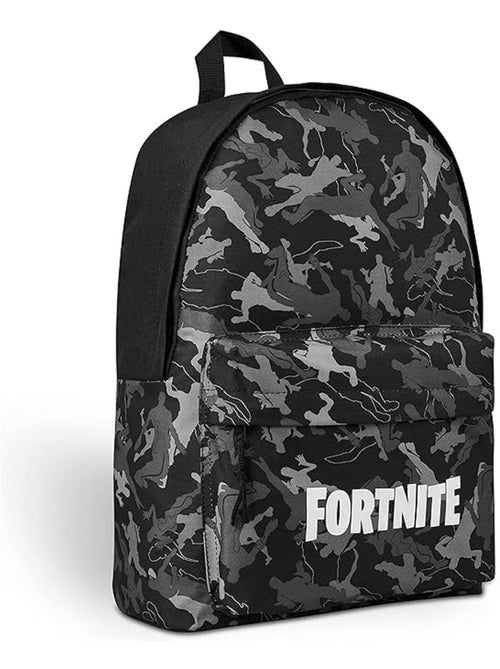 Sac à dos enfant 40 cm 'Fortnite' Model 2 camouflage noir et gris - FORTNITE - Kiabi
