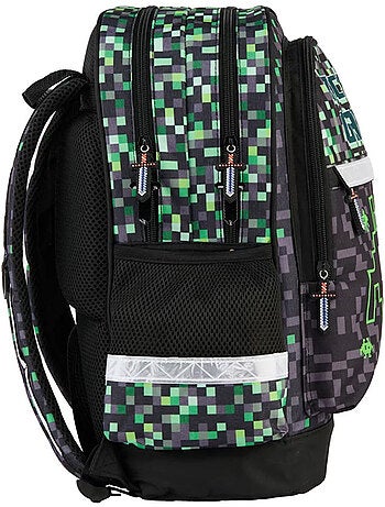 Sac à Dos Enfant Arcade Game motif Pixel Alien 2 compartiments 41 CM