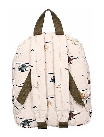 Sac à dos enfant beige, Hélicoptères Kidzroom