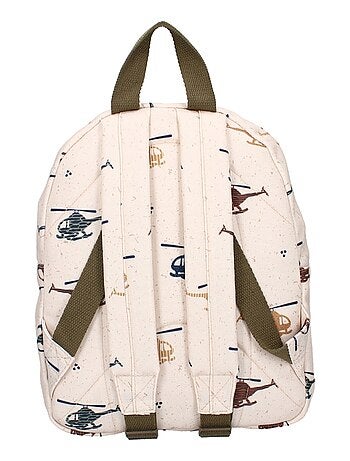 Sac à dos enfant beige, Hélicoptères Kidzroom