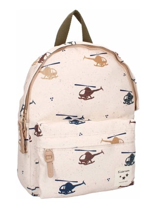 Sac à dos enfant beige, Hélicoptères Kidzroom