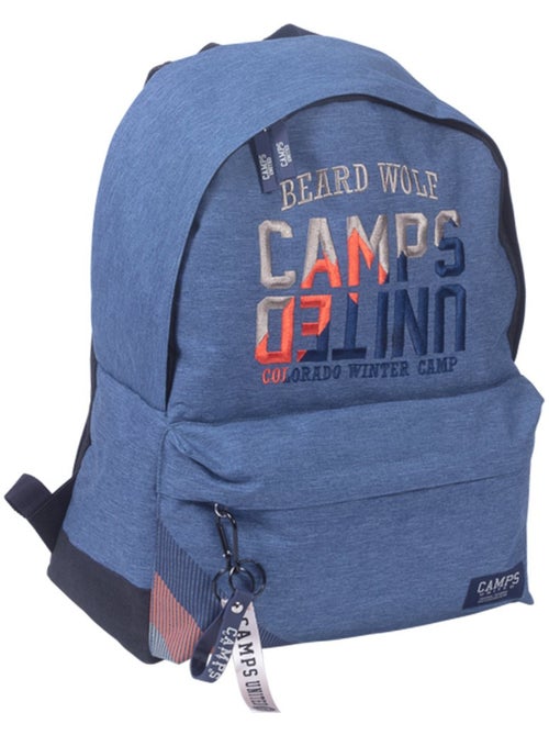 Sac à dos enfant CAMPS 42 cm – poche zippée et dragonne - Kiabi