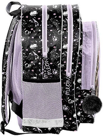 Sac à dos enfant chat imperméable 38 cm