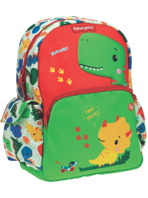 Sac à dos enfant dinosaure 30 cm – 12 L, poches zippées Fisher Price - Kiabi Sac à dos enfant dinosaure 30 cm – 12 L, poches zippées Fisher Price - Kiabi