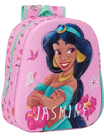 Sac à dos enfant Disney Princess Jasmine 3D thermoformé 33 cm
