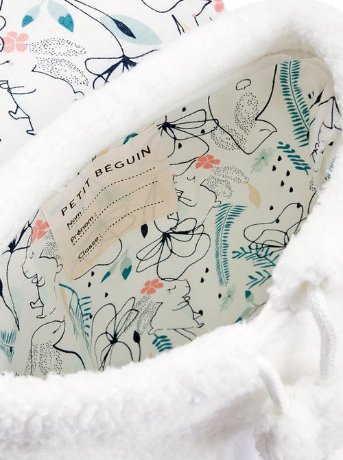 Sac à dos enfant en sherpa Alaska - Kiabi