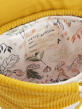 Sac à dos enfant en velours côtelé Adele