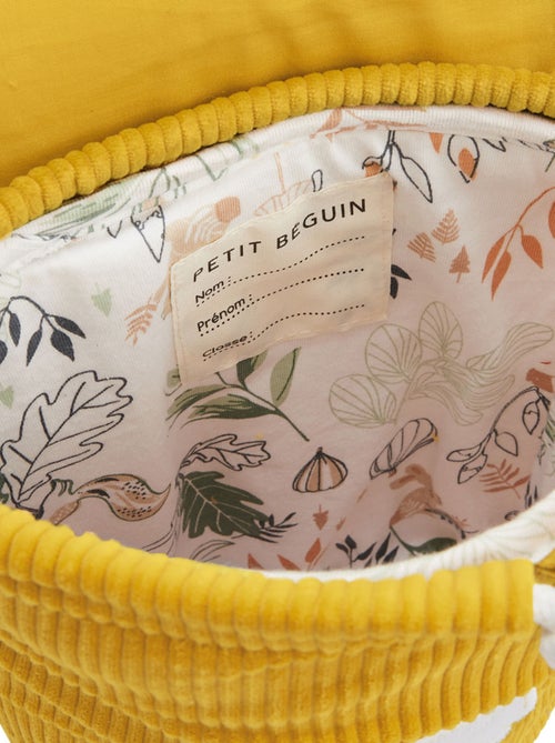 Sac à dos enfant en velours côtelé Adele - Kiabi