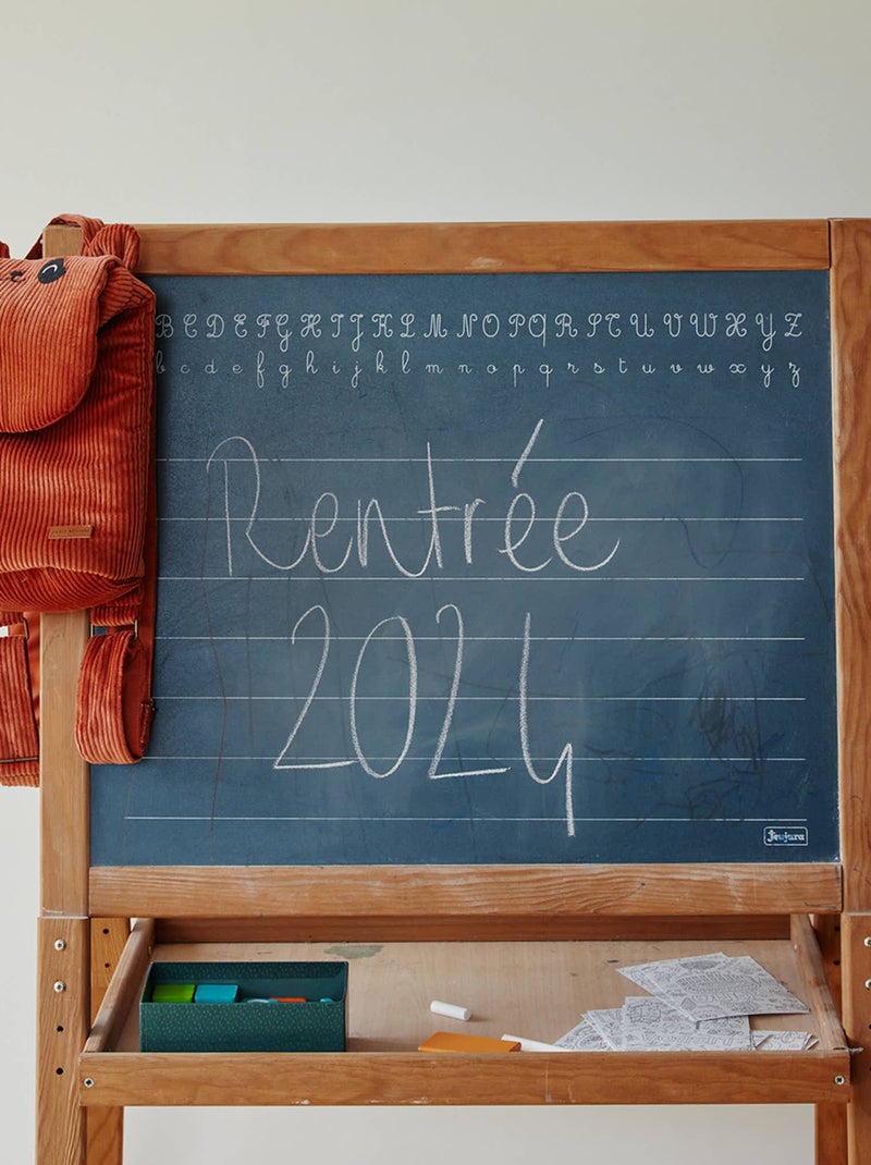 Sac à dos enfant en velours côtelé Maloueg Marron - Kiabi