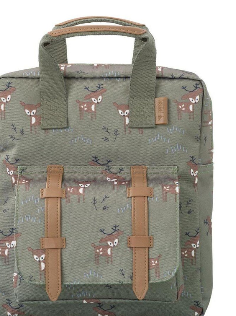 Sac à dos enfant Faon olive (36 x 26 cm) Vert - Kiabi