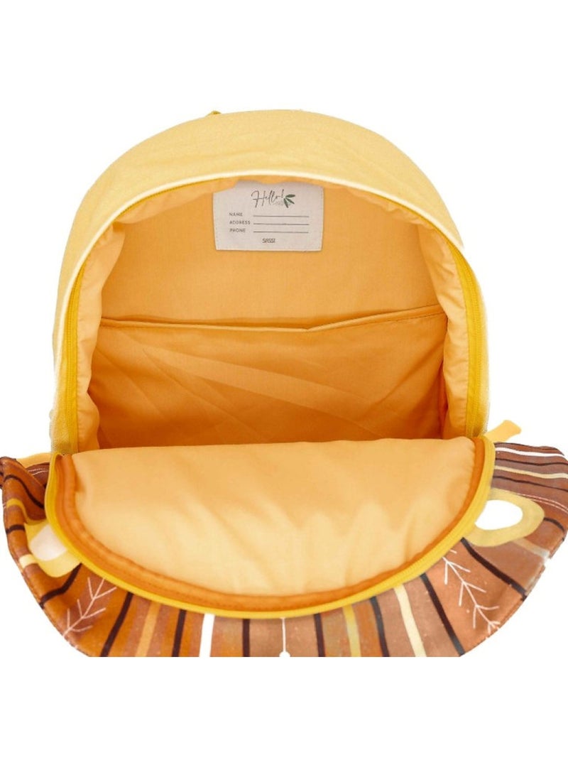 Sac à dos enfant format A4 Jaune - Kiabi