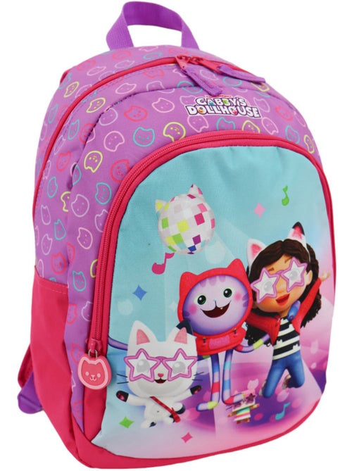 Sac à Dos enfant Gabby et la Maison Magique ambiance disco 38 CM - Kiabi