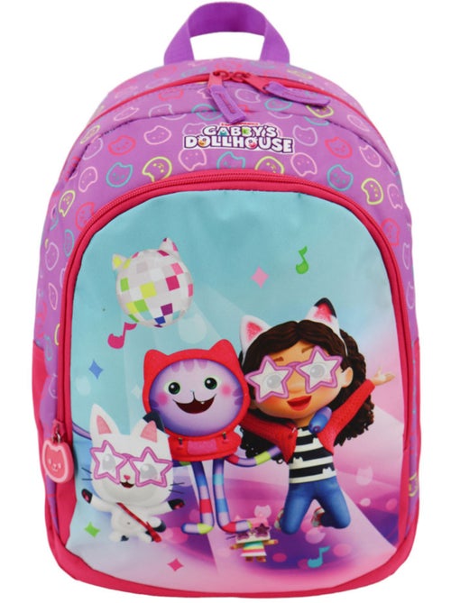 Sac à Dos enfant Gabby et la Maison Magique ambiance disco 38 CM - Kiabi