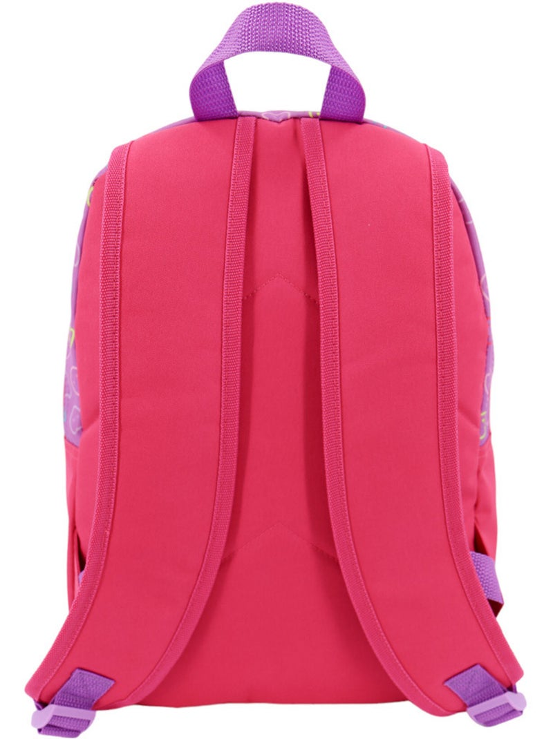 Sac à Dos enfant Gabby et la Maison Magique ambiance disco 38 CM Blanc Rose foncé - Kiabi