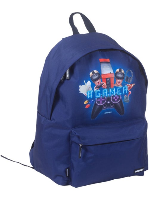 Sac à dos enfant gamer Player NewMoji 43 cm – 1 compartiment zippé - Kiabi Sac à dos enfant gamer Player NewMoji 43 cm – 1 compartiment zippé - Kiabi