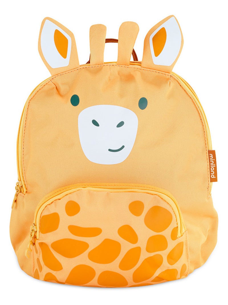 Sac à Dos Enfant Girafe Miniland Jaune - Kiabi