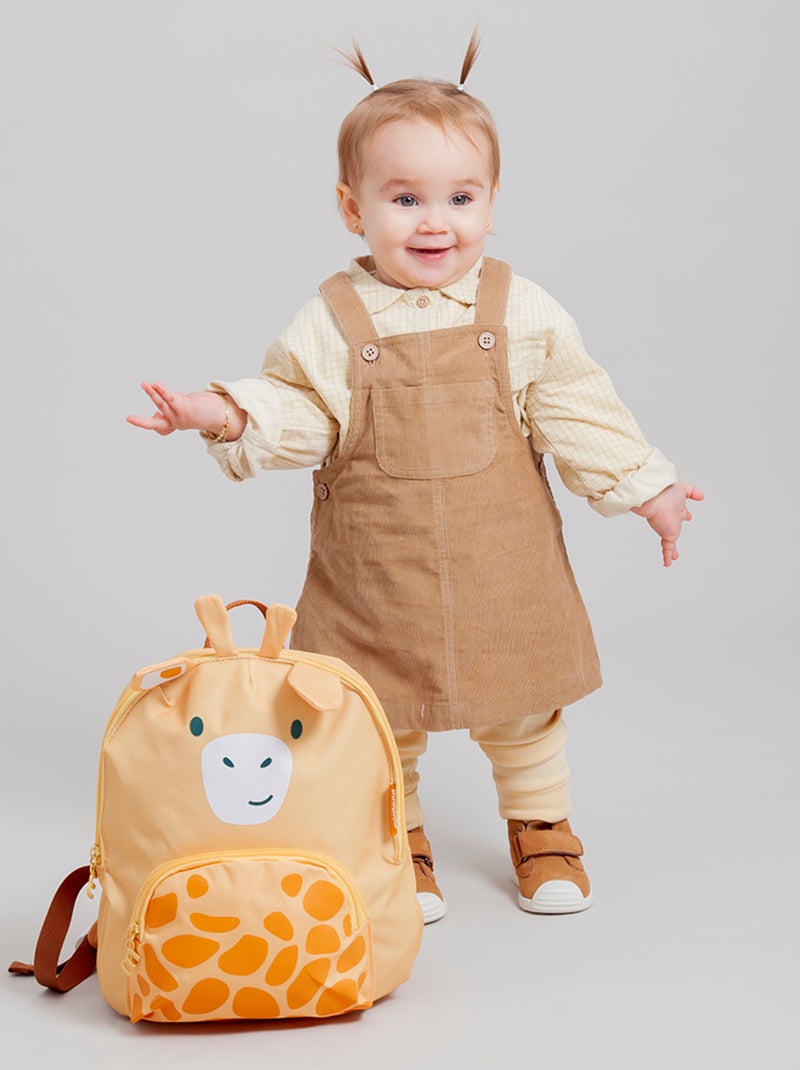 Sac à Dos Enfant Girafe Miniland Jaune - Kiabi