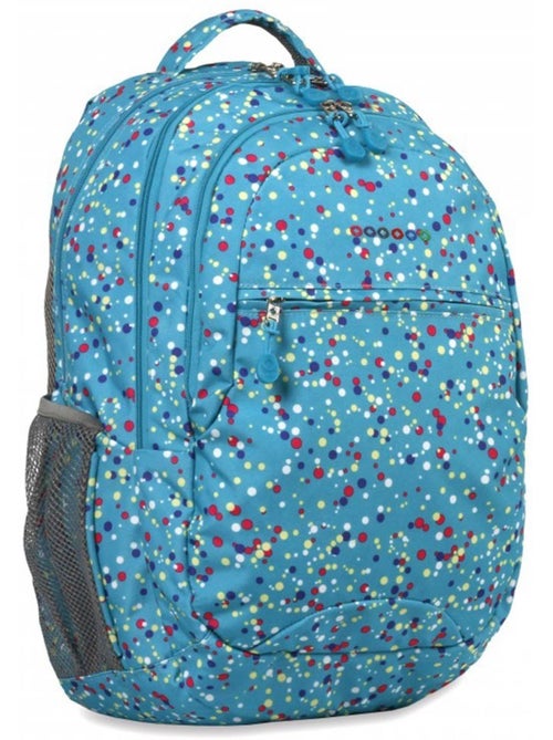 Sac à dos enfant haut de gamme Color Dots tissu synthétique texturé 48 CM - Kiabi