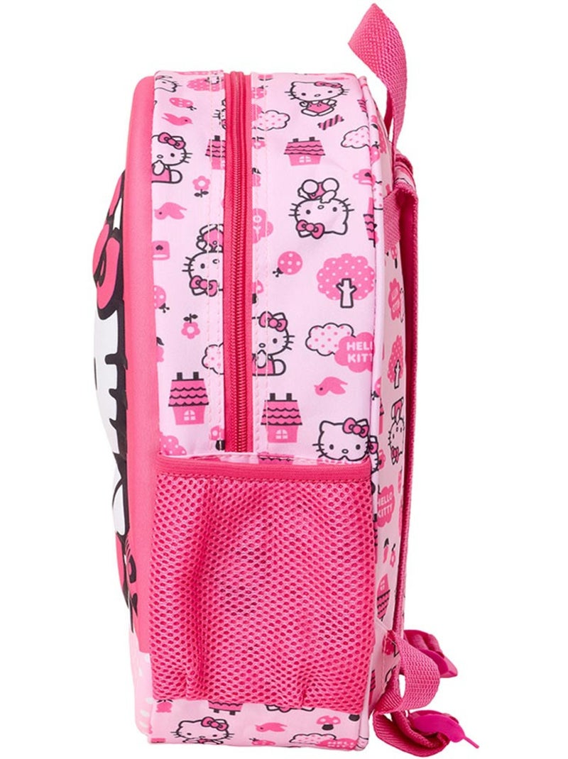 Sac à dos enfant Hello Kitty 3D panneau moulé Safta Rose - Kiabi