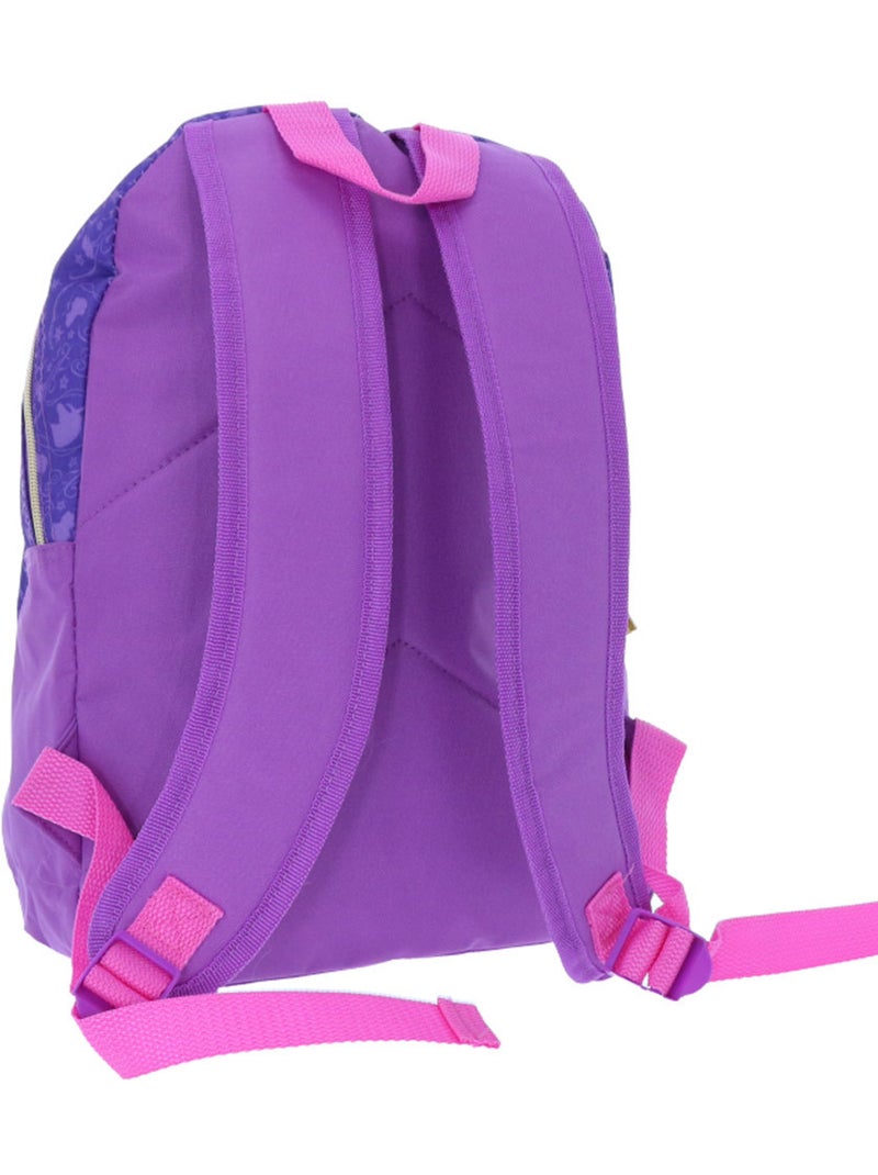 Sac à Dos enfant imprimé L'école des Licornes 38 CM Bleu Violet - Kiabi