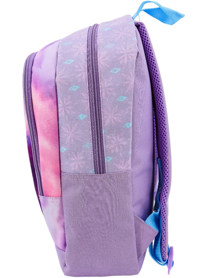 Sac à Dos enfant La Reine des Neiges avec Elsa et Anna 38 CM Blanc Violet Bleu - Kiabi