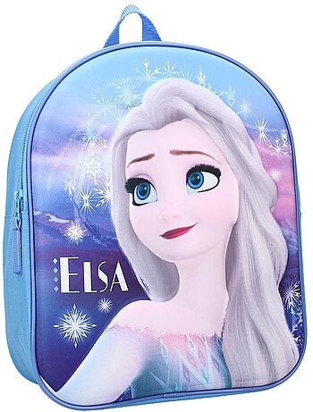 Sac à dos enfant 'La Reine des Neiges II' 3D Elsa – paillettes – Disney