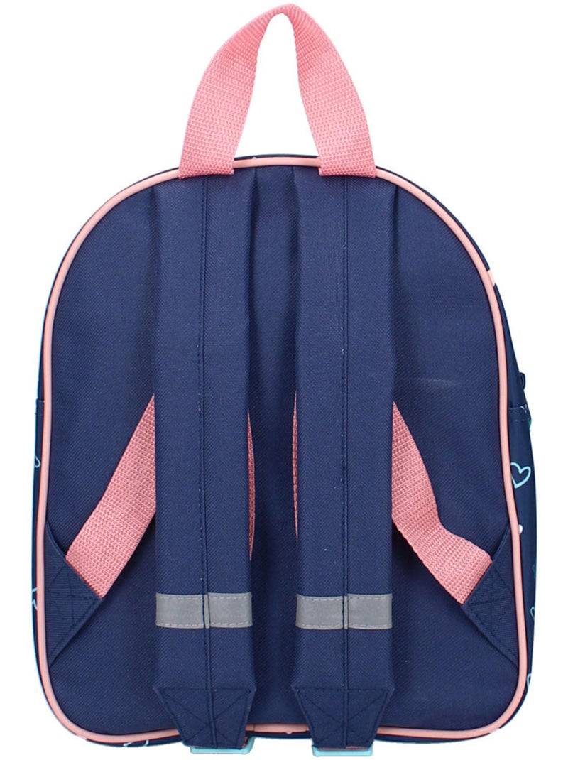 Sac à Dos Enfant Licorne Prêt - idéal maternelle petite section - 29 CM Bleu marine/Turquoise - Kiabi