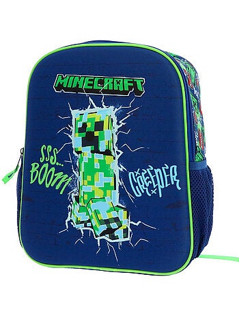 Sac à dos enfant Minecraft Creeper 32 cm poche zippée
