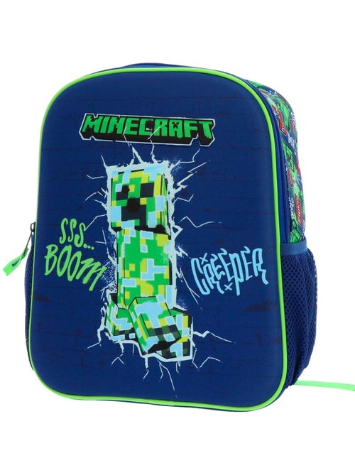 Sac à dos enfant Minecraft Creeper 32 cm poche zippée - Kiabi Sac à dos enfant Minecraft Creeper 32 cm poche zippée - Kiabi
