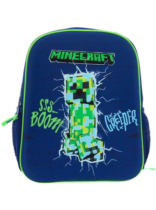 Sac à dos enfant Minecraft Creeper 32 cm poche zippée - Kiabi Sac à dos enfant Minecraft Creeper 32 cm poche zippée - Kiabi