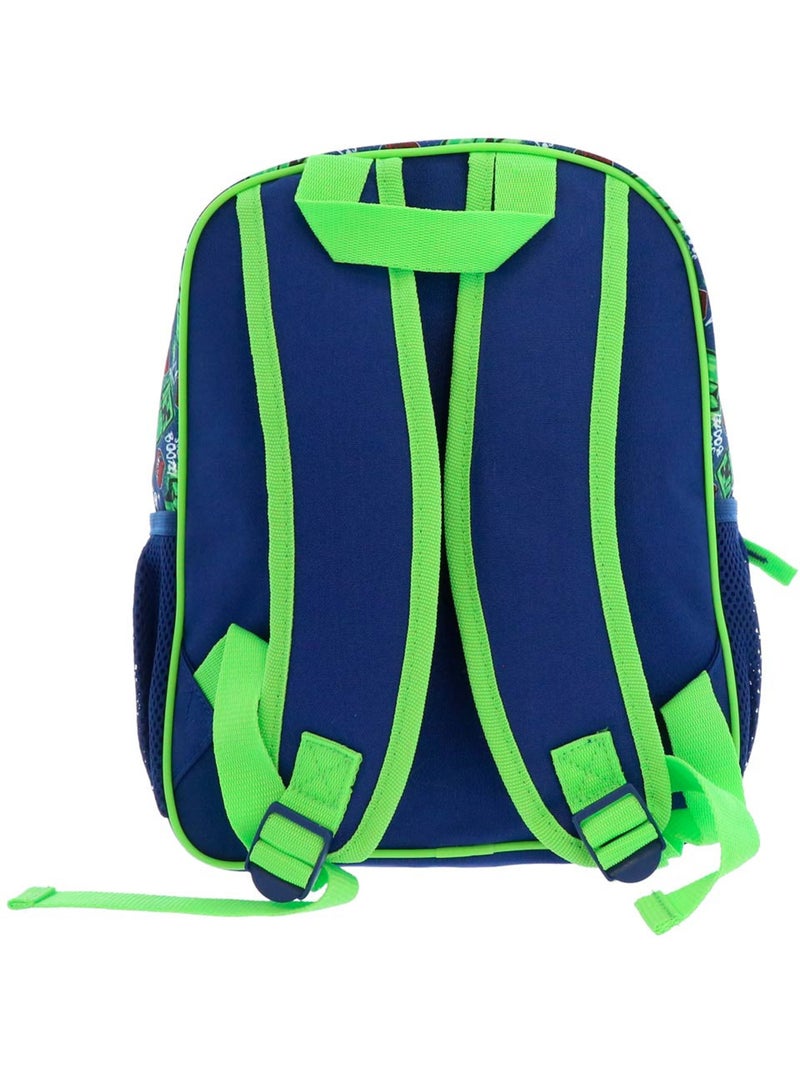 Sac à dos enfant Minecraft Creeper 32 cm poche zippée Noir Bleu marine Bleu - Kiabi