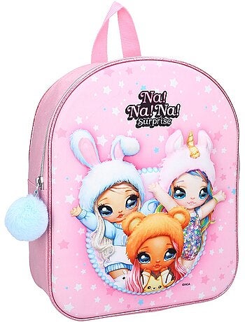Sac à dos enfant 'Na! Na! Na! Surprise' 31 cm avec pompon