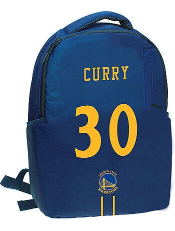 Sac à dos enfant NBA Basket USA motif Golden State Warriors CURRY 30 en polyester texturé