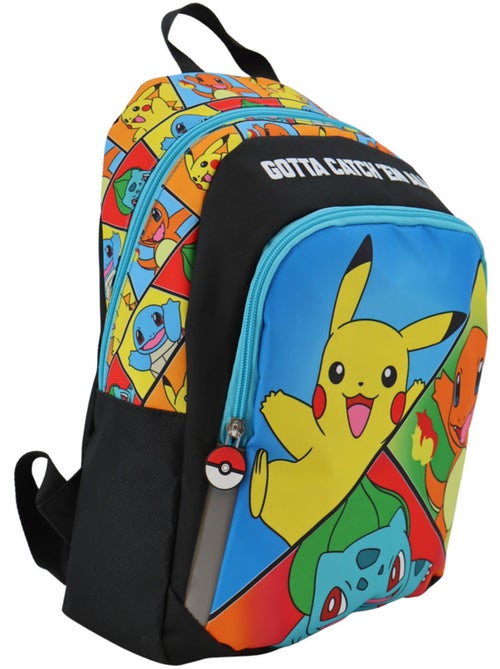 Sac à dos enfant Pokémon imprimé motifs personnages avec bretelles rembourrées - Kiabi